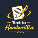 Text to Pure Handwriting Coverter Tool for Students. apkbaigal